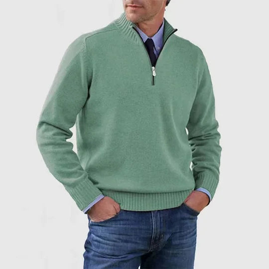 Preston | Classic Zip Collar Sweater