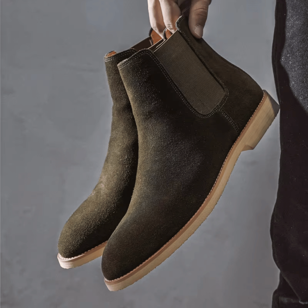 Bradley | Suede Chelsea Boots | Handcrafted Shoes