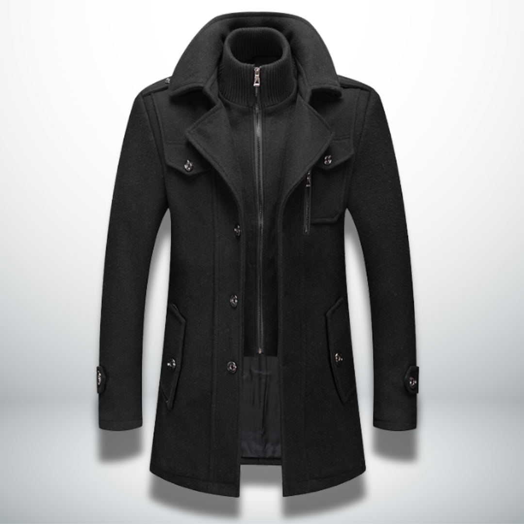 Dominic | Classic Wool Overcoat