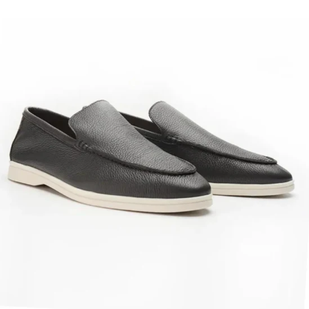 Luxurious Calfskin Slip-On Shoes