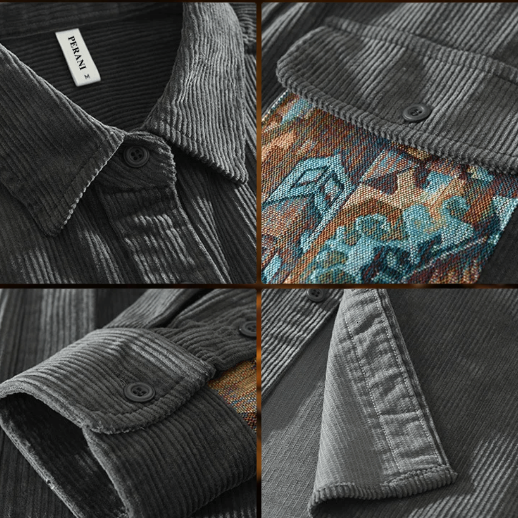 Luca™ | Elegant and Comfortable Ribbed Shirt