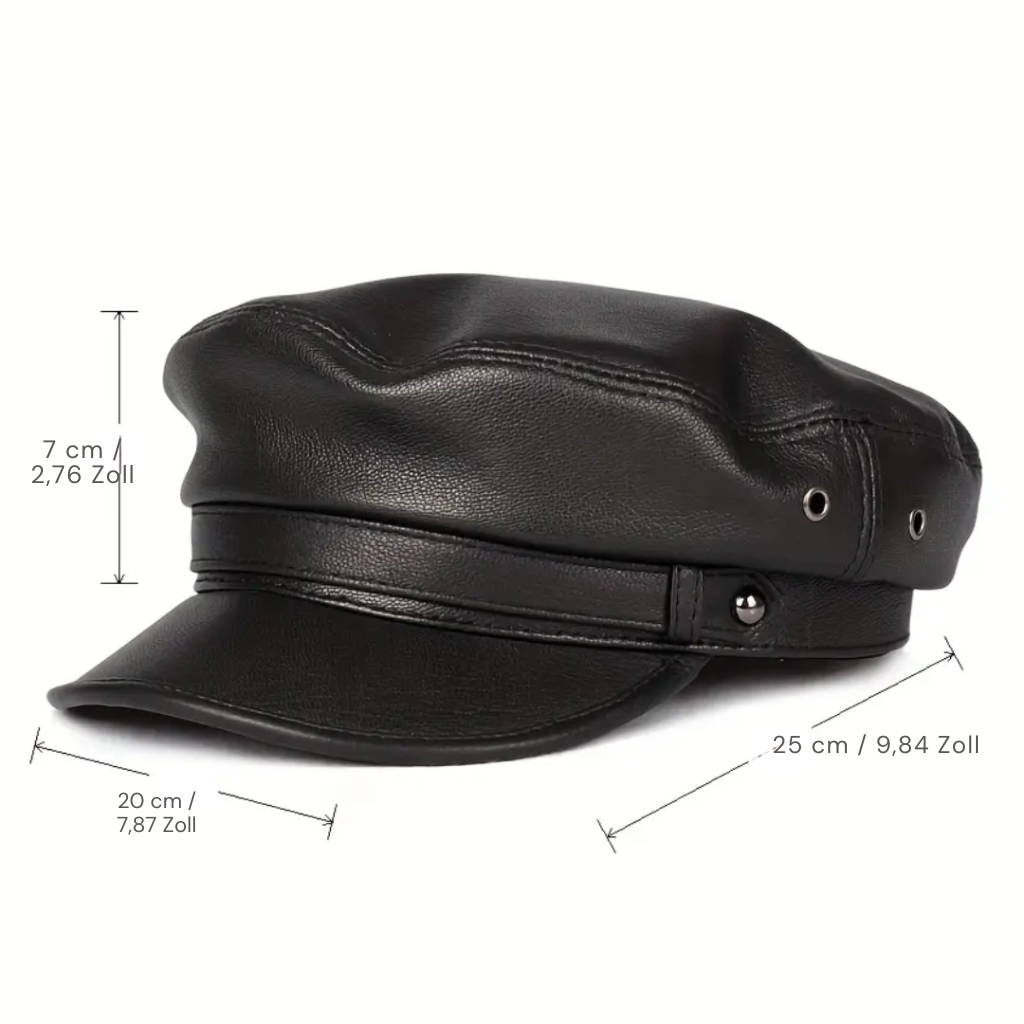 Arthur | Leather Fiddler Hat