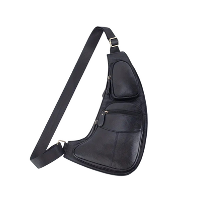 Malric | Lightweight Leather Sling Bag for Hands-Free Convenience