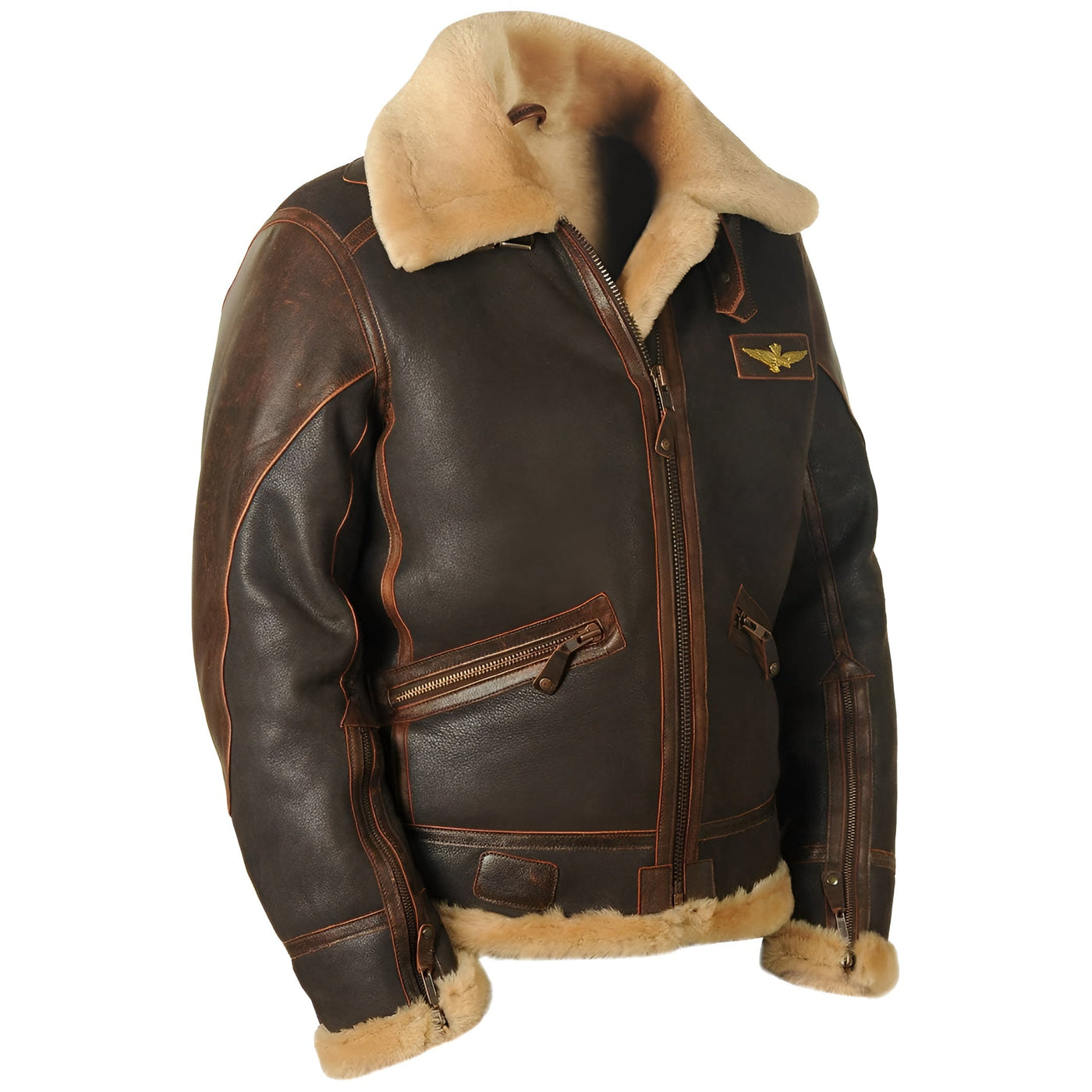 Victor | Aviator Shearling Jacket
