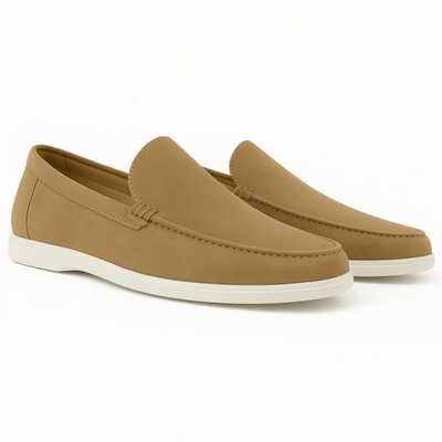 Relaxed Suede Moccasin Shoes