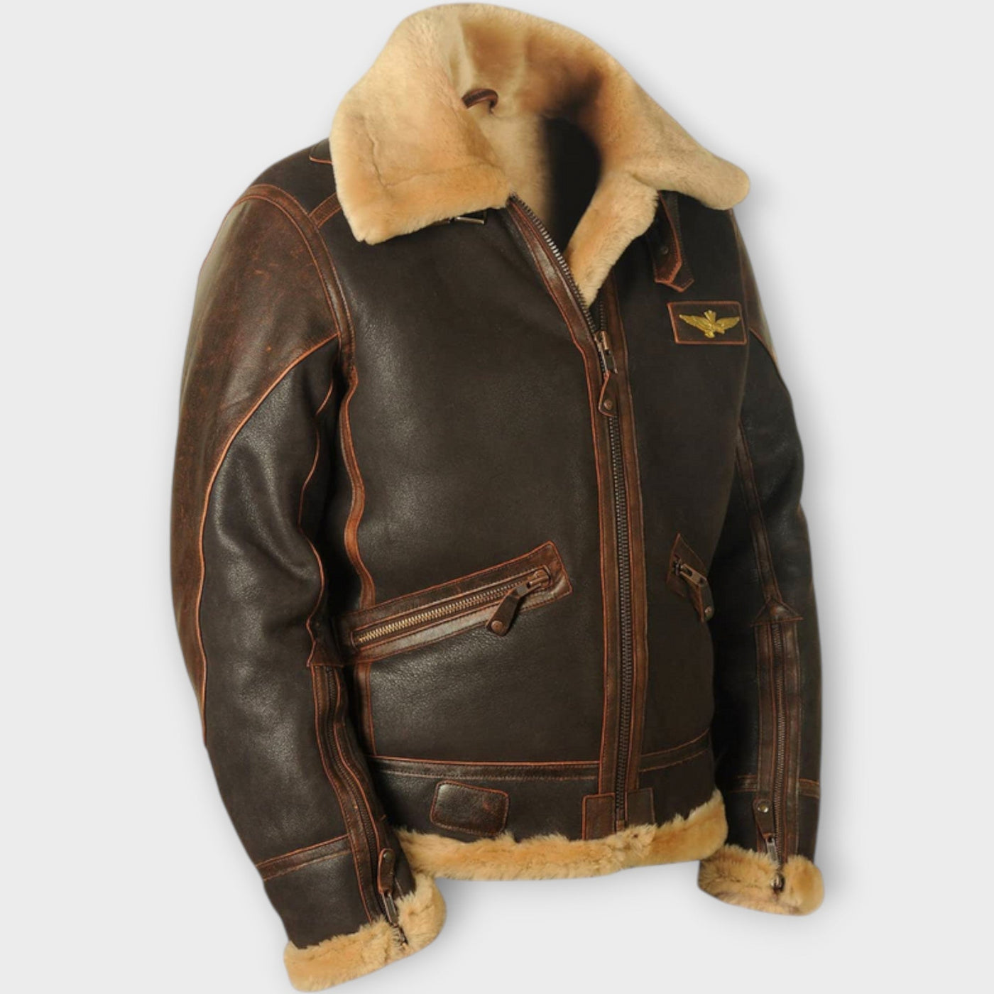 Flynn | Aviator Shearling Jacket