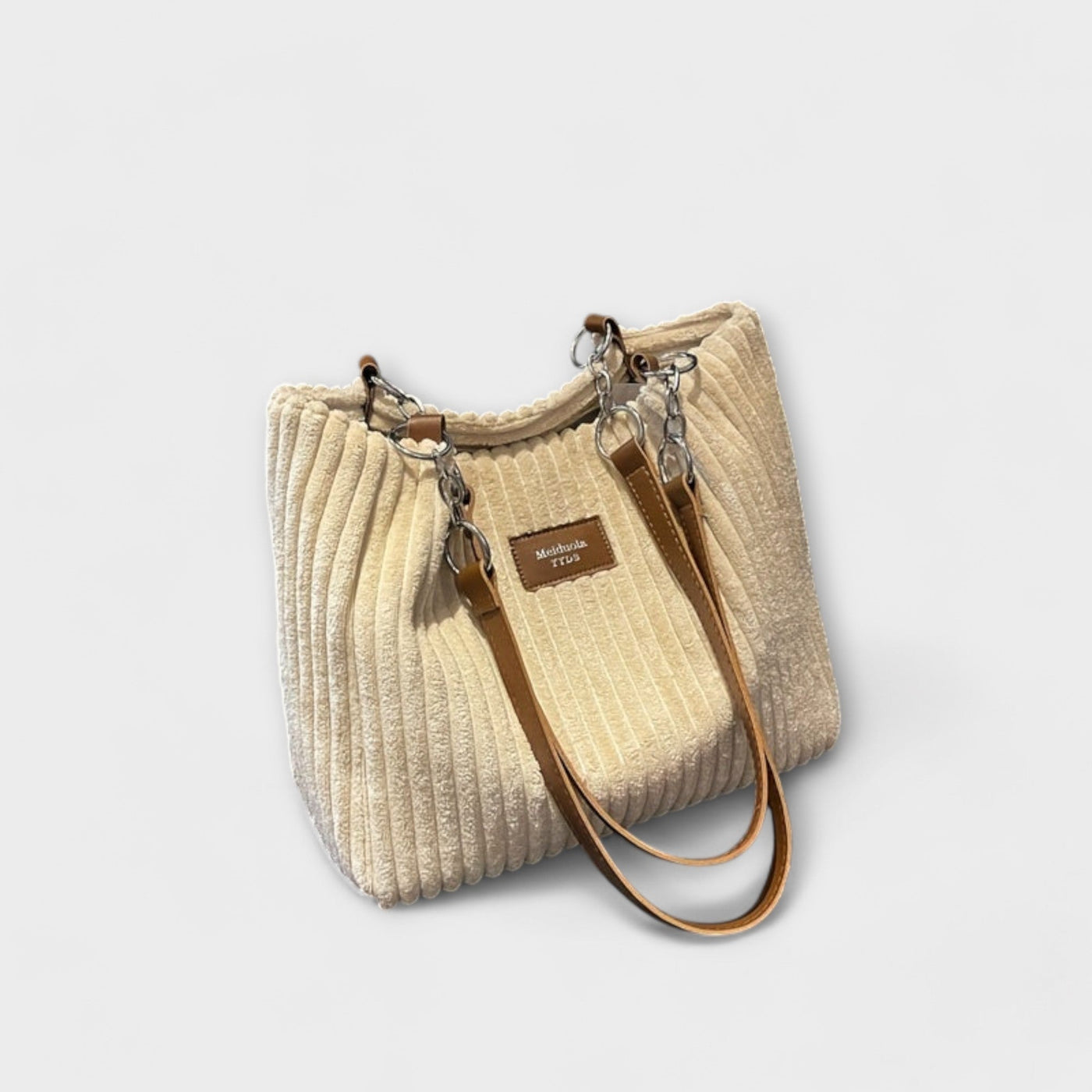 Selene - Plush Corduroy Shoulder Bag