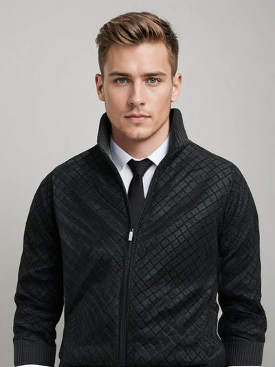 Graham | Diamond Knit Jacket