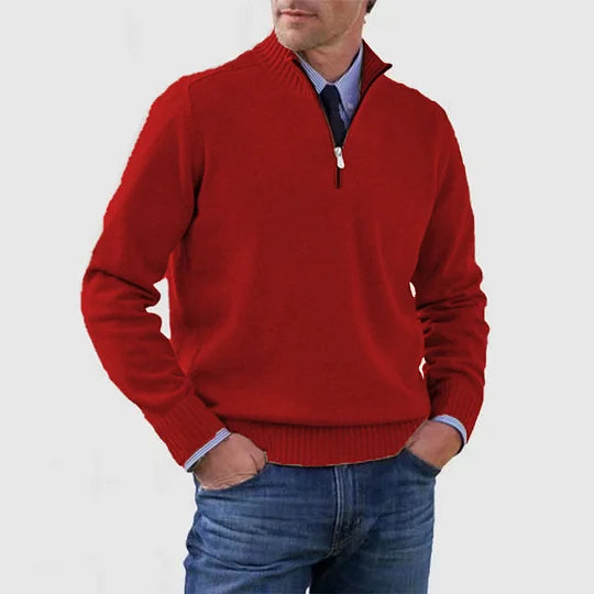 Preston | Classic Zip Collar Sweater