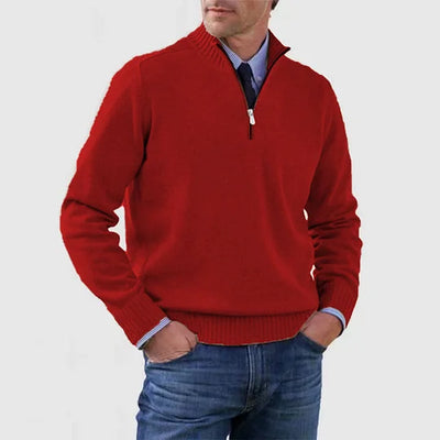 Preston | Classic Zip Collar Sweater