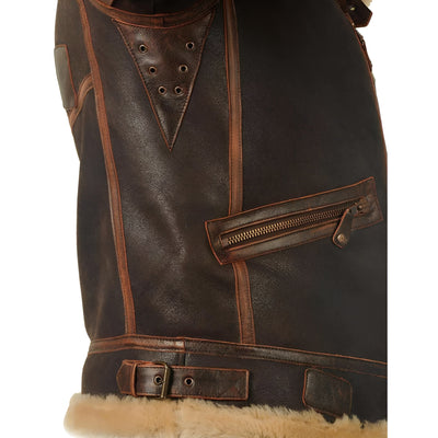 Victor | Aviator Shearling Jacket
