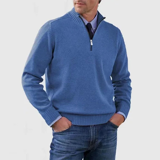 Preston | Classic Zip Collar Sweater
