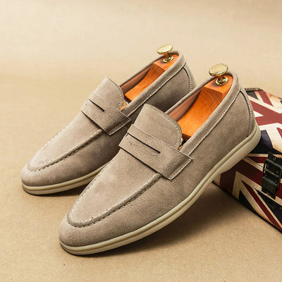 Stylish Suede Loafers - Florence Collection