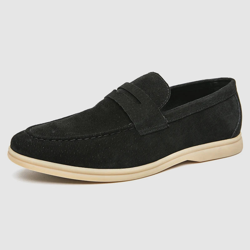 Stylish Suede Loafers - Florence Collection