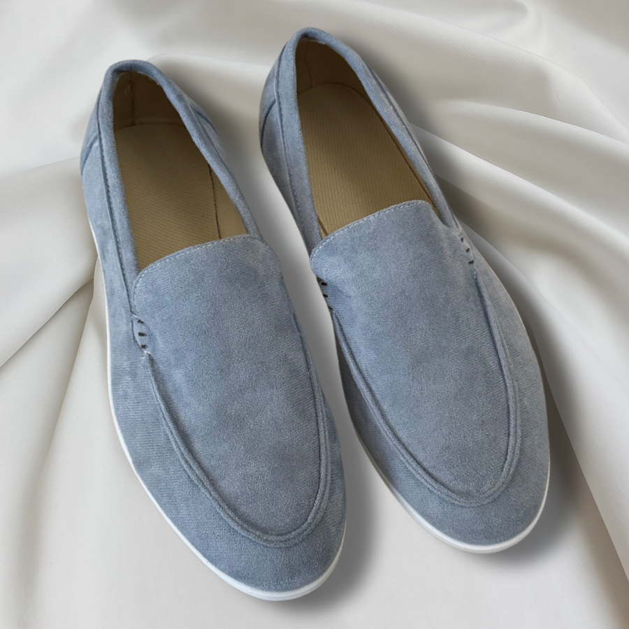 Chic Suede Slip-On Loafers