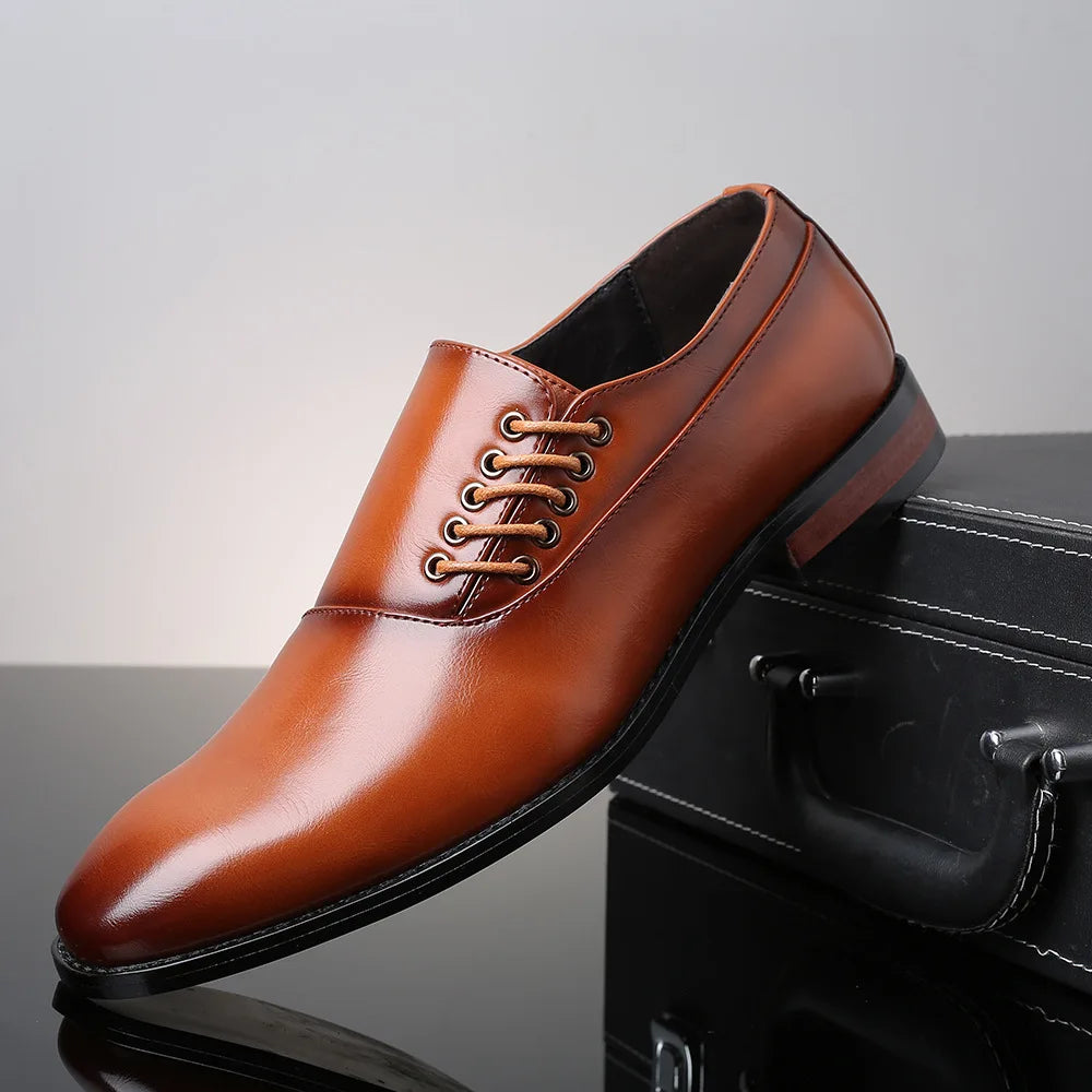 Bertolini Classic Oxford Footwear | Orthopedic Leather Shoes for Timeless Comfort