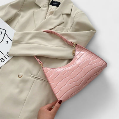 Ava - Glossy Leather Handbag