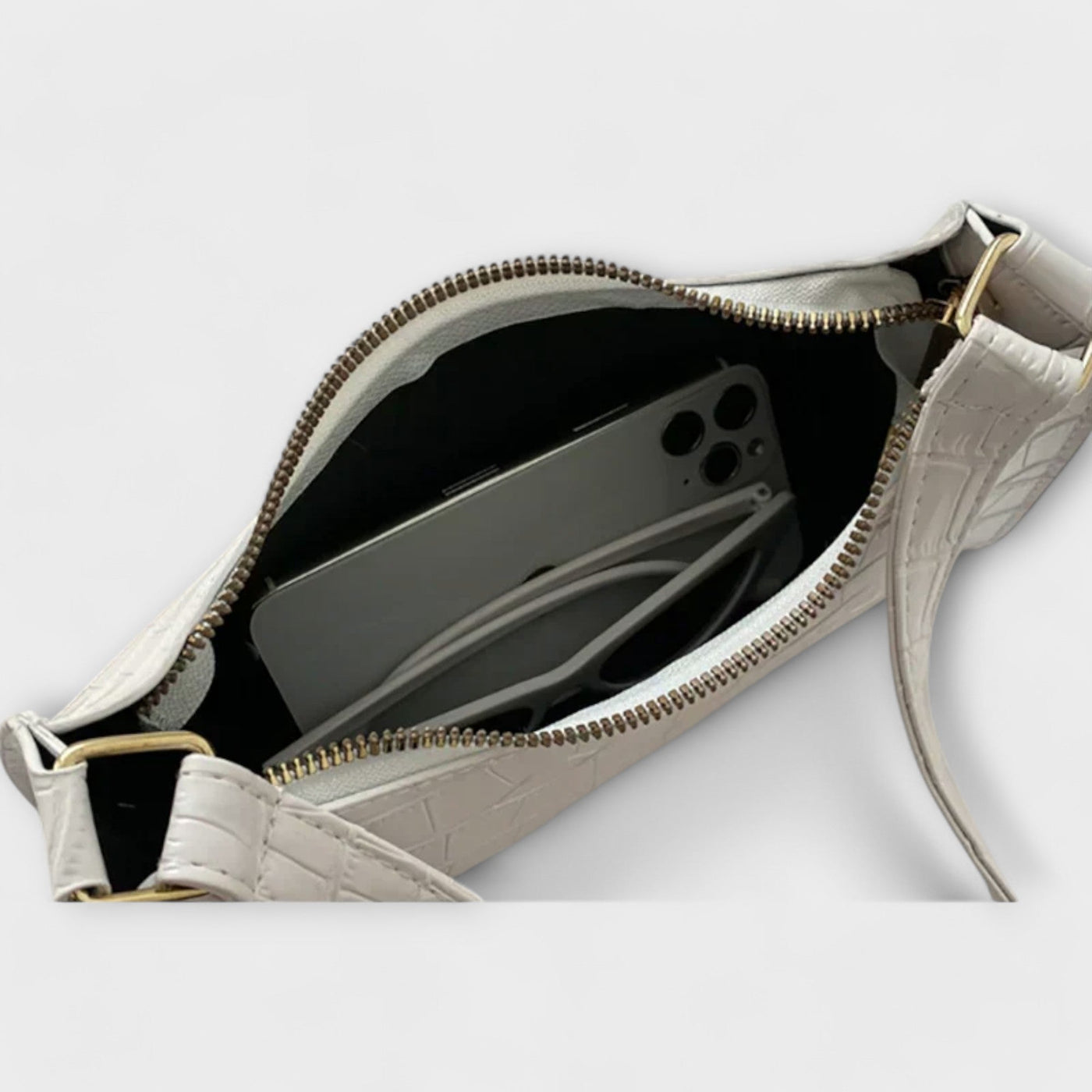 Ava - Glossy Leather Handbag