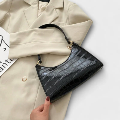 Ava - Glossy Leather Handbag