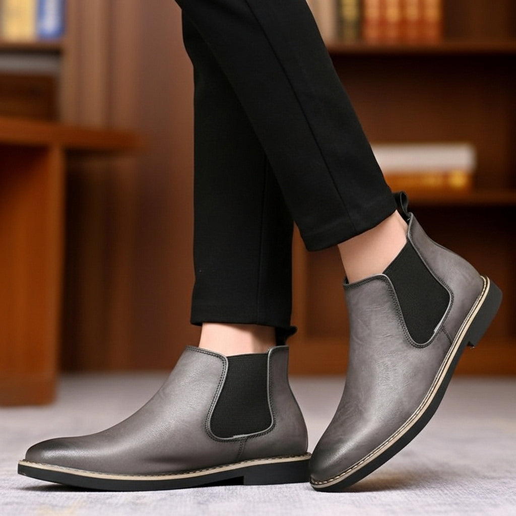 Harry | Men's Chelsea Booties | Orthopedic Leather Shoes for Timeless Comfort