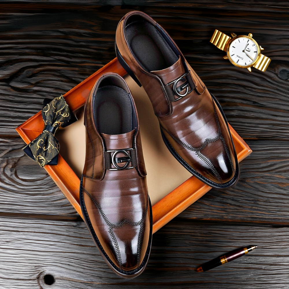 Giovanni™ | Timeless Boss Style Footwear | Orthopedic Leather Shoes for Timeless Comfort