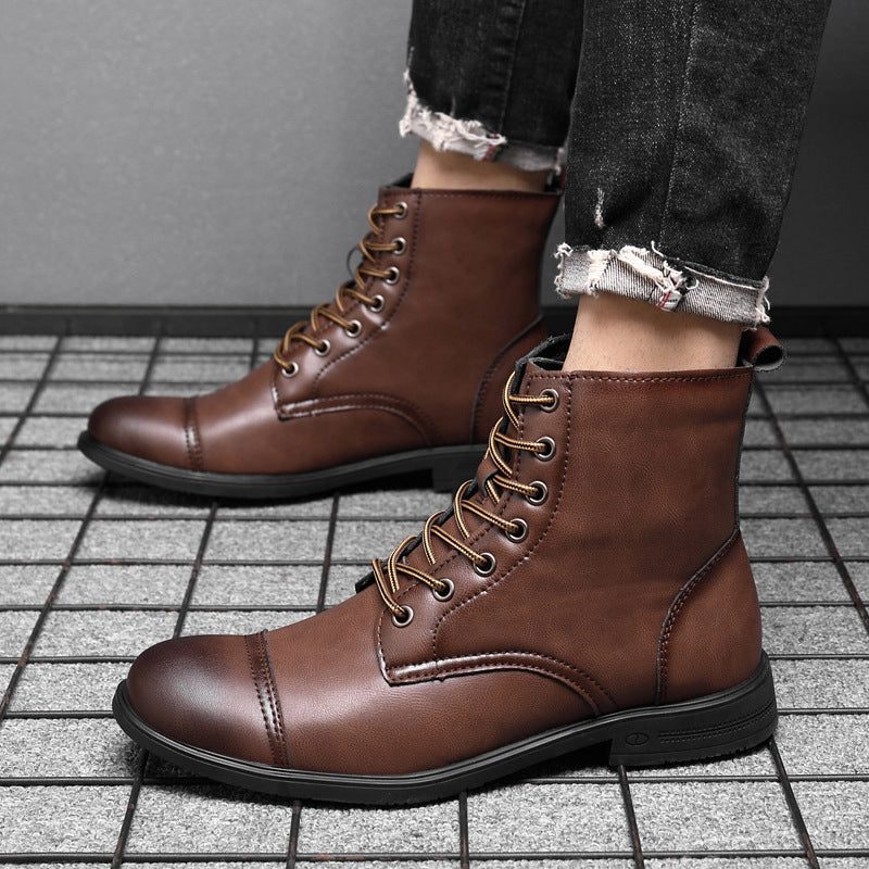 Morgan | Faux Leather Ankle Boots | Handcrafted Shoes
