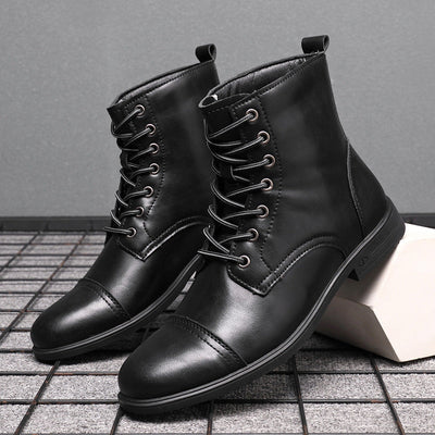 Morgan | Faux Leather Ankle Boots | Handcrafted Shoes