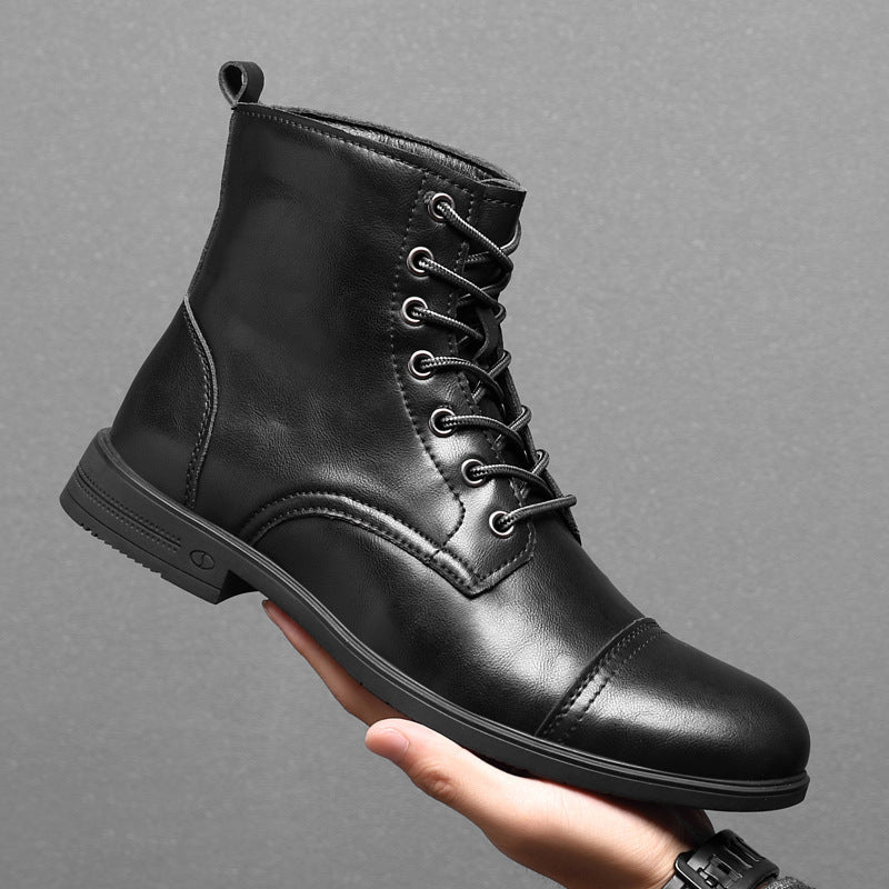 Morgan | Faux Leather Ankle Boots | Handcrafted Shoes