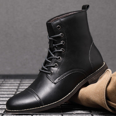 Morgan | Faux Leather Ankle Boots | Handcrafted Shoes