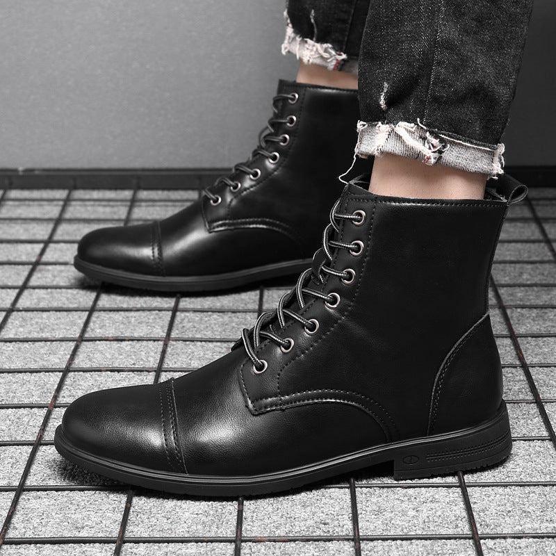 Morgan | Faux Leather Ankle Boots | Handcrafted Shoes