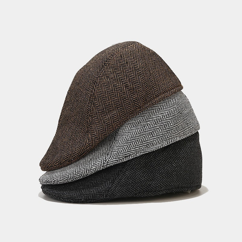 Herringbone Pattern Bush Hat
