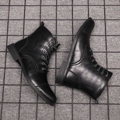 Morgan | Faux Leather Ankle Boots | Handcrafted Shoes