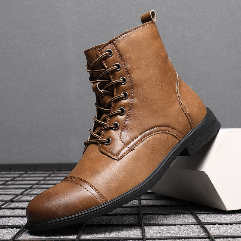 Morgan | Faux Leather Ankle Boots | Handcrafted Shoes