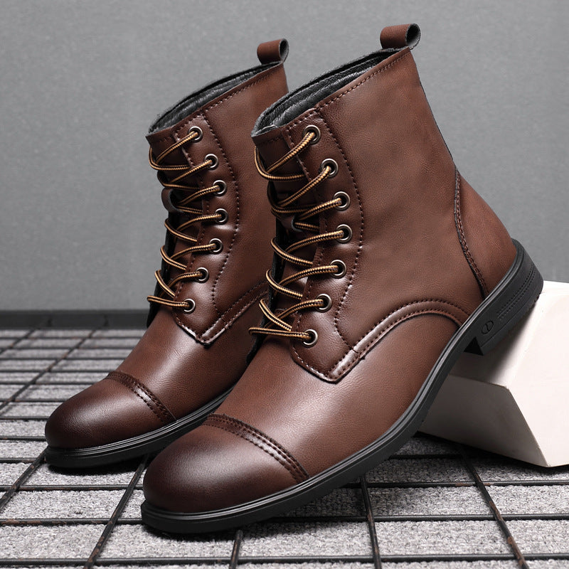 Morgan | Faux Leather Ankle Boots | Handcrafted Shoes