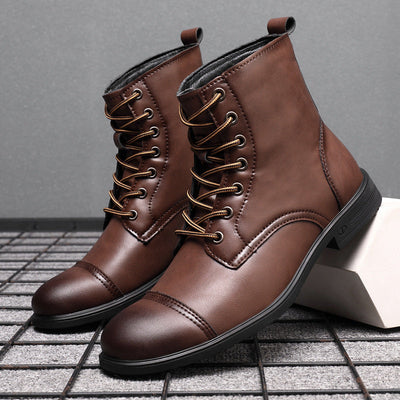 Morgan | Faux Leather Ankle Boots | Handcrafted Shoes