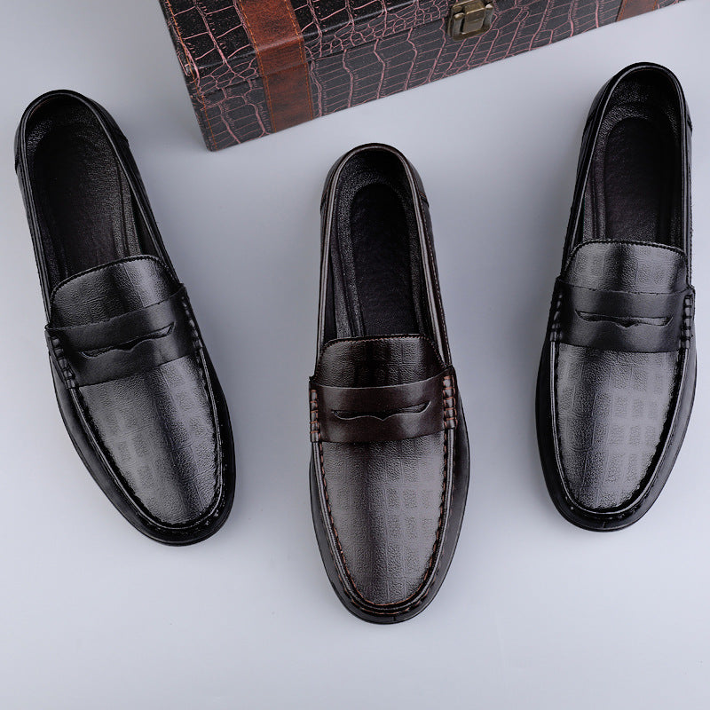 James Genuine Leather Men's Shoes with Premium Finish | Orthopedic Leather Shoes for Timeless Comfort