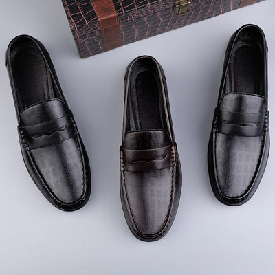 James Genuine Leather Men's Shoes with Premium Finish | Orthopedic Leather Shoes for Timeless Comfort