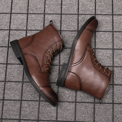 Morgan | Faux Leather Ankle Boots | Handcrafted Shoes