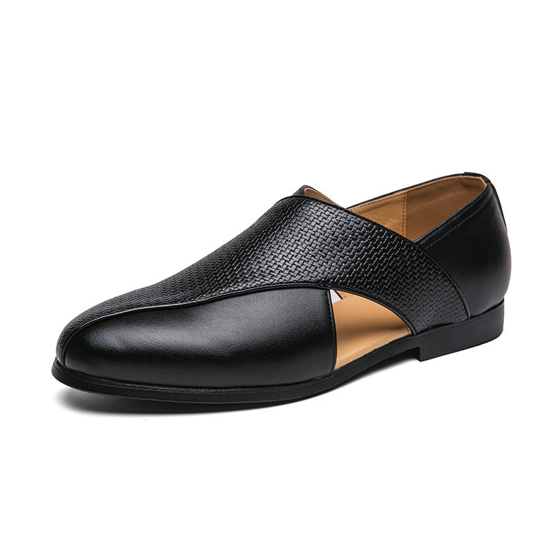 Classic Leather Loafers with a Vintage Touch