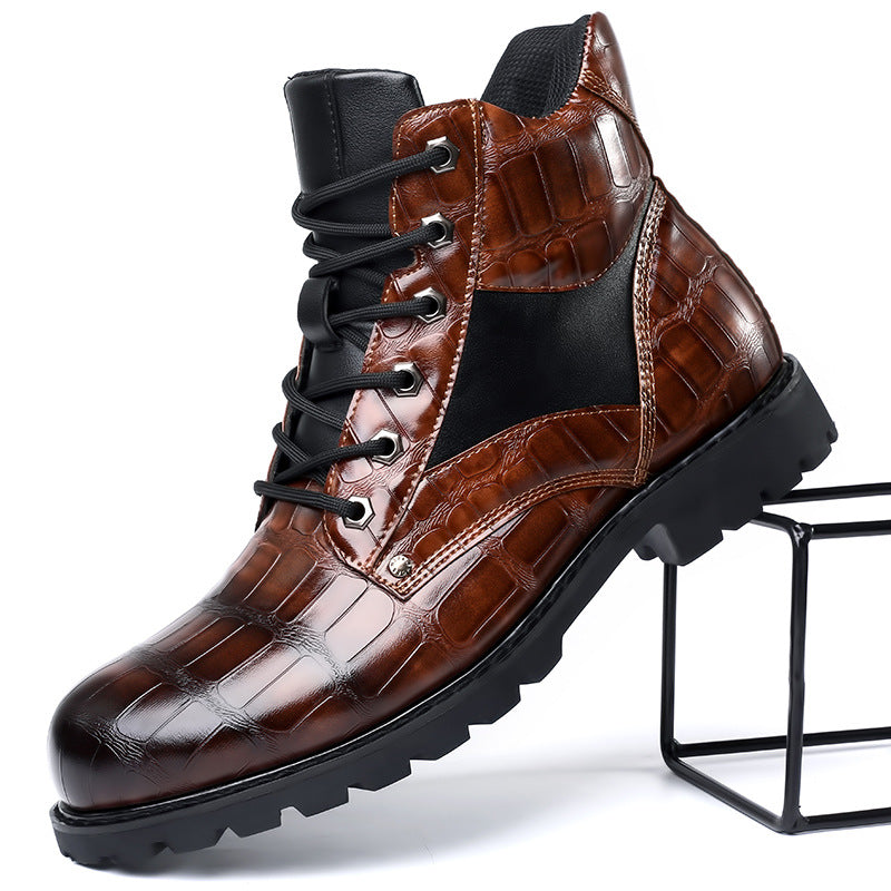 Rendell™ | Crocodile Leather Boots | Handcrafted Shoes