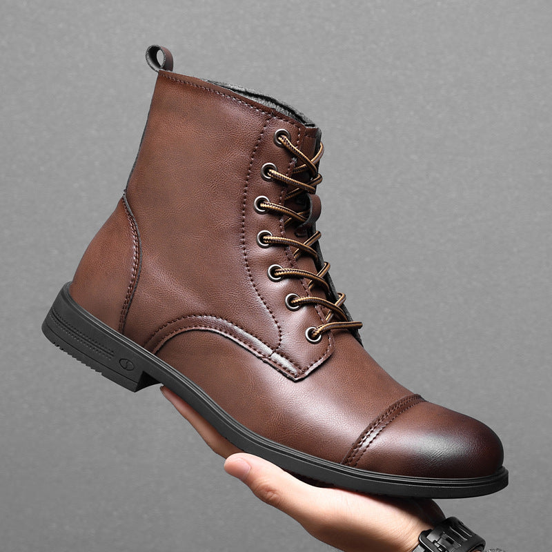 Morgan | Faux Leather Ankle Boots | Handcrafted Shoes