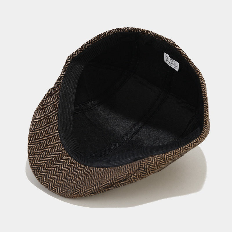 Herringbone Pattern Bush Hat
