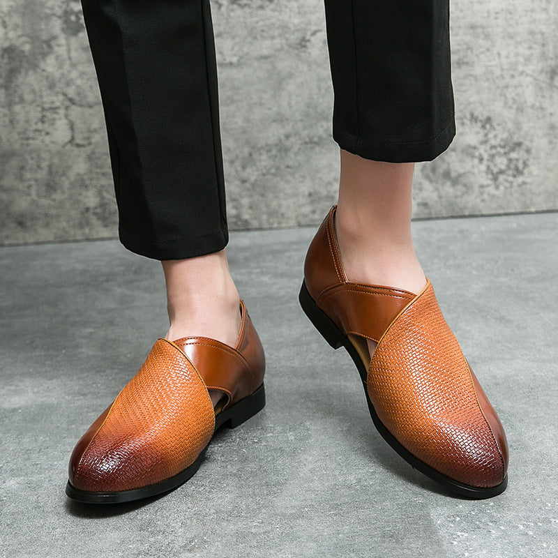 Classic Leather Loafers with a Vintage Touch