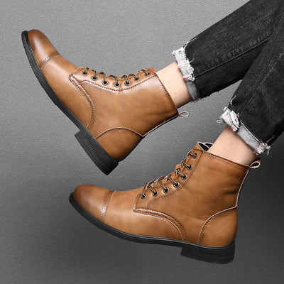 Morgan | Faux Leather Ankle Boots | Handcrafted Shoes