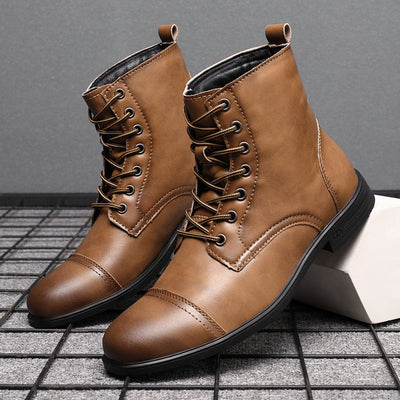 Morgan | Faux Leather Ankle Boots | Handcrafted Shoes