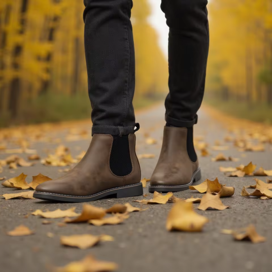 Ridgeway Classic Chelsea Boots | Orthopedic Leather Shoes for Timeless Comfort
