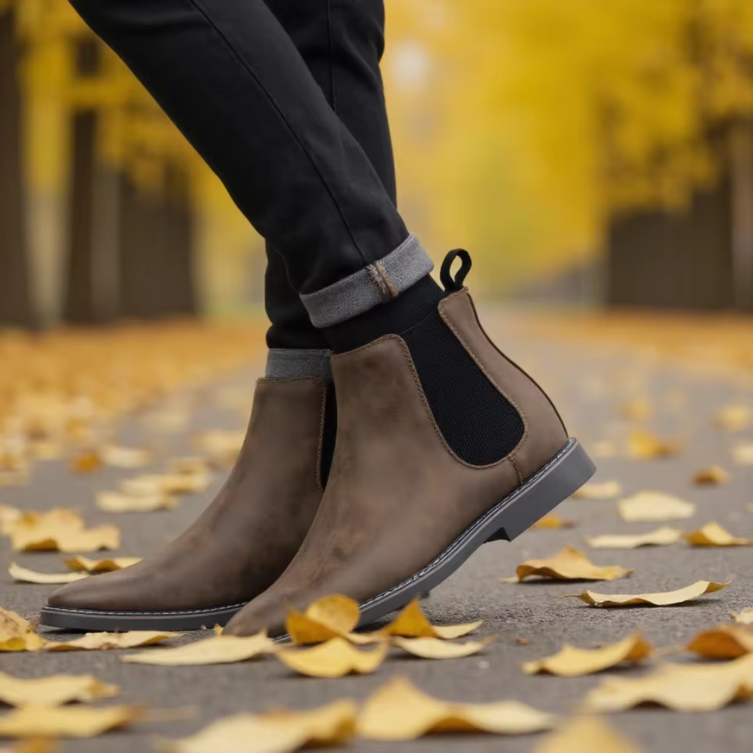 Ridgeway Classic Chelsea Boots | Orthopedic Leather Shoes for Timeless Comfort