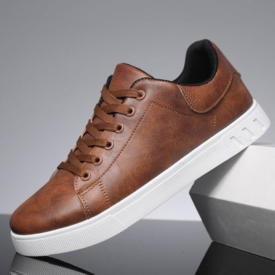 Vincenzo - Classic Sneakers for Every Occasion | Orthopedic Leather Shoes for Timeless Comfort