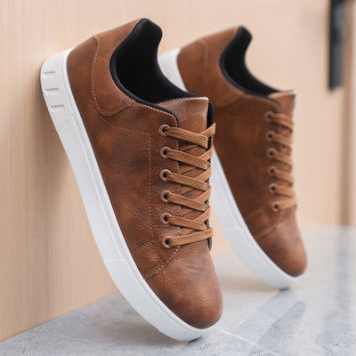 Evan | Classic Street Leather Sneakers