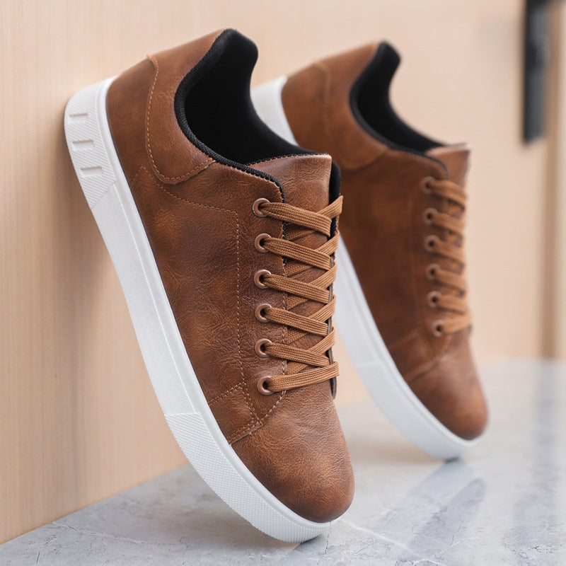 Vincenzo - Classic Sneakers for Every Occasion | Orthopedic Leather Shoes for Timeless Comfort
